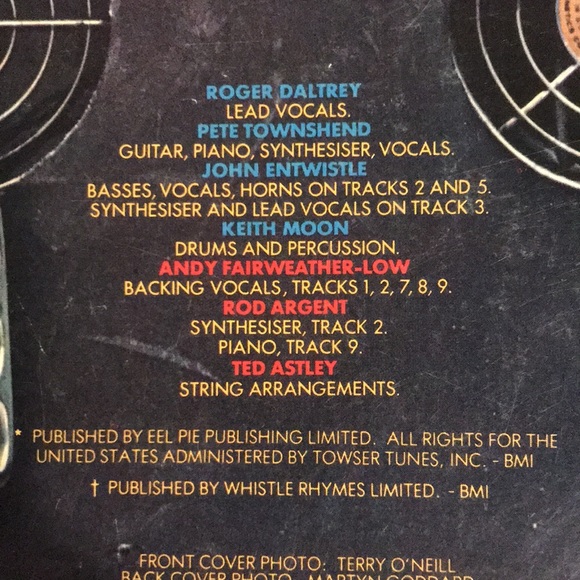 THE WHO “Who Are You” original 1978 - Picture 4 of 7